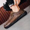 Fashion Men's oxfords shoes lace up Fashion Retro Low-top British Style Work Shoes outdoor Casual Leather Breathable Boat Shoes men