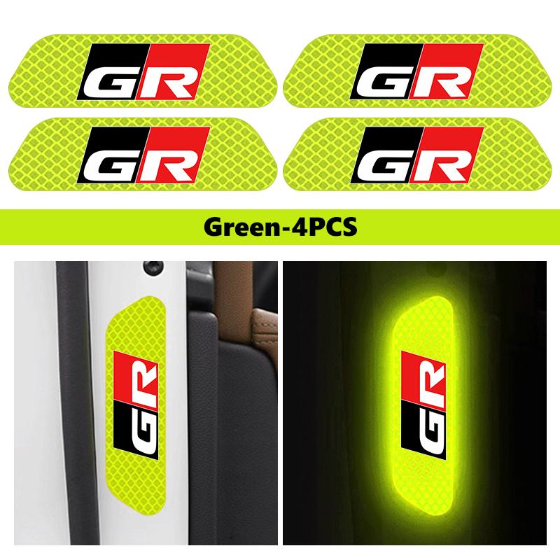 

Car Stickers Wheel Eyebrows Reflective Warning Stickers Reflective Strip Accessories For Toyota Crown GR Corolla YARIS Auris