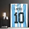 Inspirational Football Star Sports Art Poster for Gym, Men's Living Room, Bedroom, Study, or Office