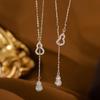 Luxury European & American Qilin Gourd Necklace - Women's High-End Diamond Pendant