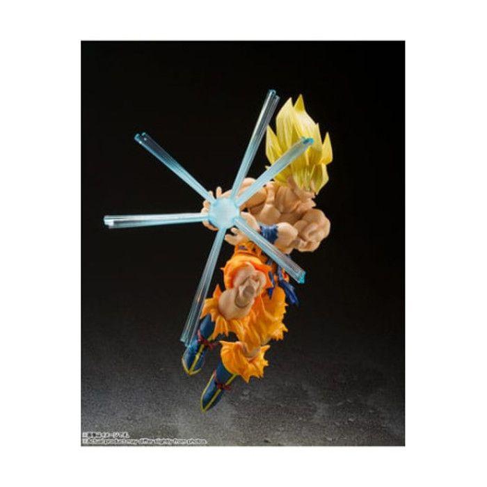 Figurine d'action - BANDAI SPIRITS - Super Saiyan Son Goku - 14,5 cm - Dragon Ball - Kamehameha
