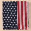 Classic American Independence Day Flag Scarf Sun Protection Five Pointed Star Design Chiffon Scarf Windproof Beach Scarf Women's