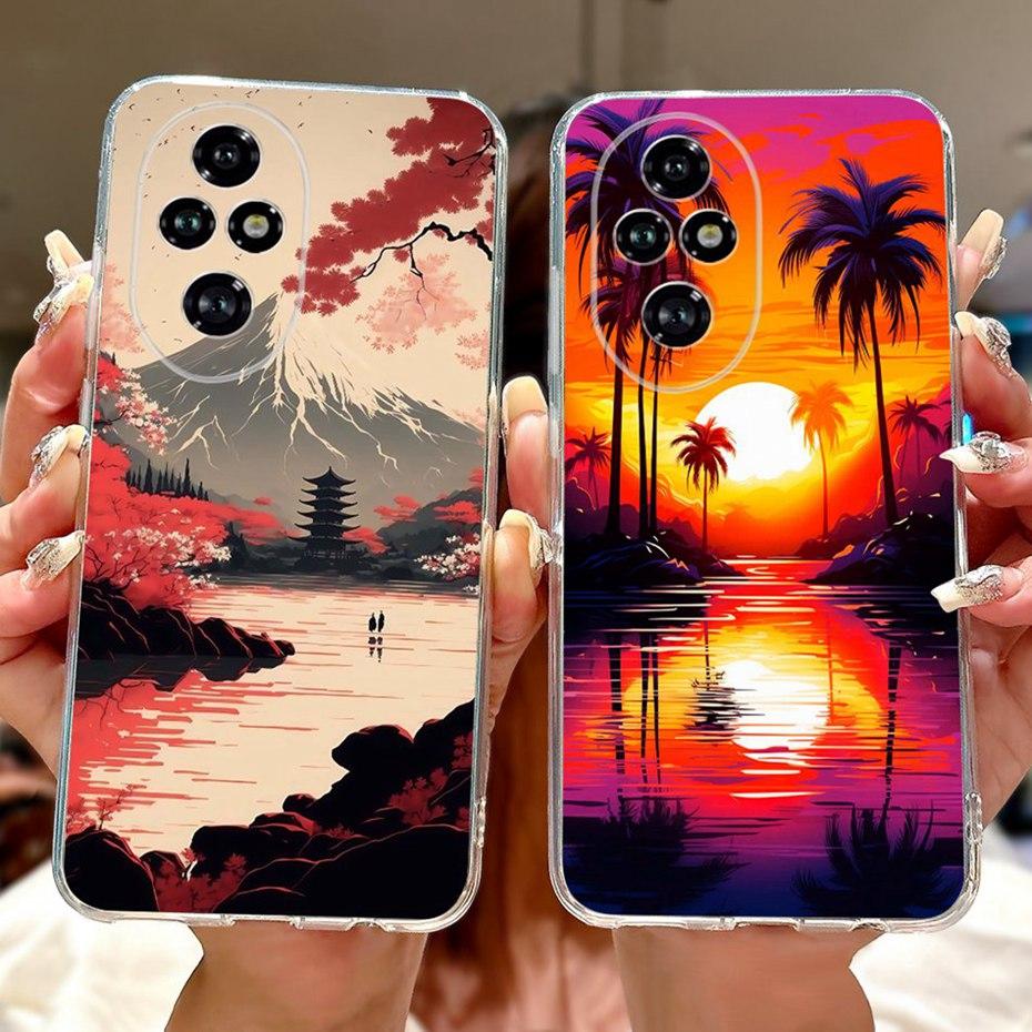 Fashion Painting Case For Honor 200 Pro Honor200 Soft Silicone TPU Phone Cases For Honor 200 200Pro Back Cover Bumpers