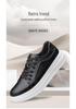 European Station Men's Versatile Skate Shoes: Lightweight Luxury, Breathable Autumn Flats, Cowhide Sports Shoes
