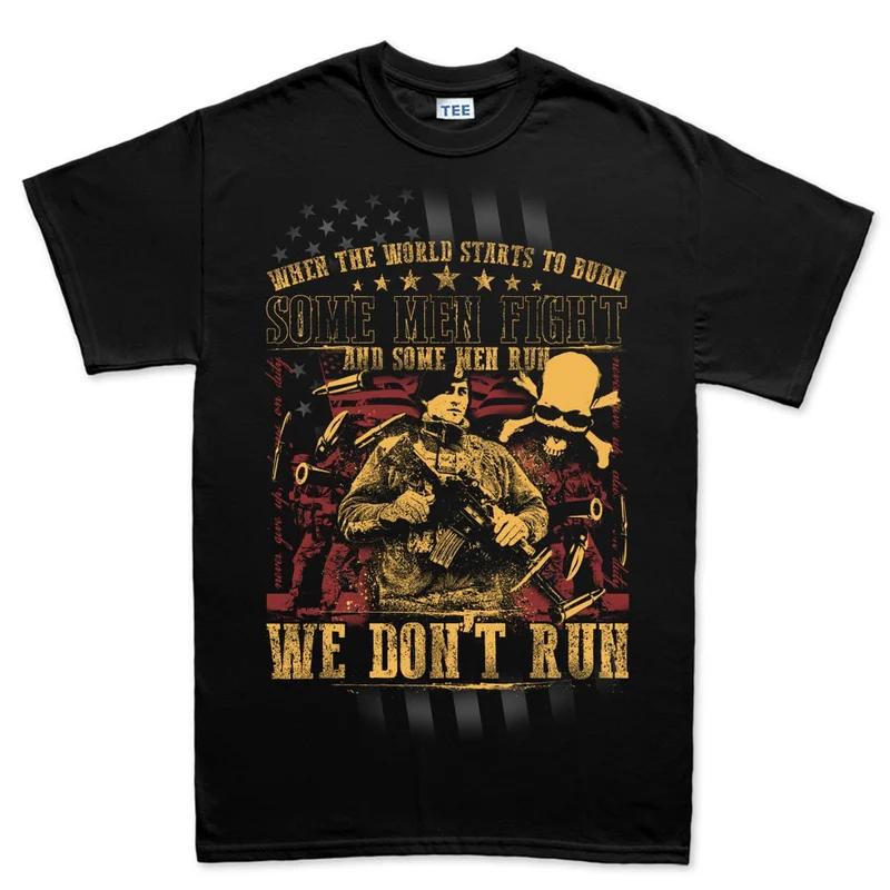 Soldier Skull Black Cotton TShirt Military Tactical Grunge S