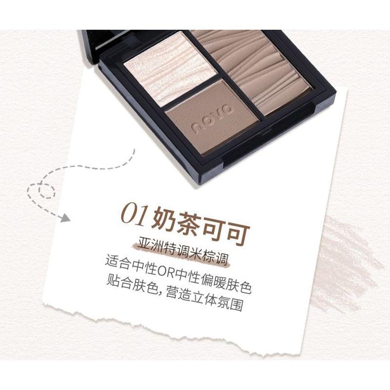 NOVO - 3 Farben Multi-Effekt Contouring Palette