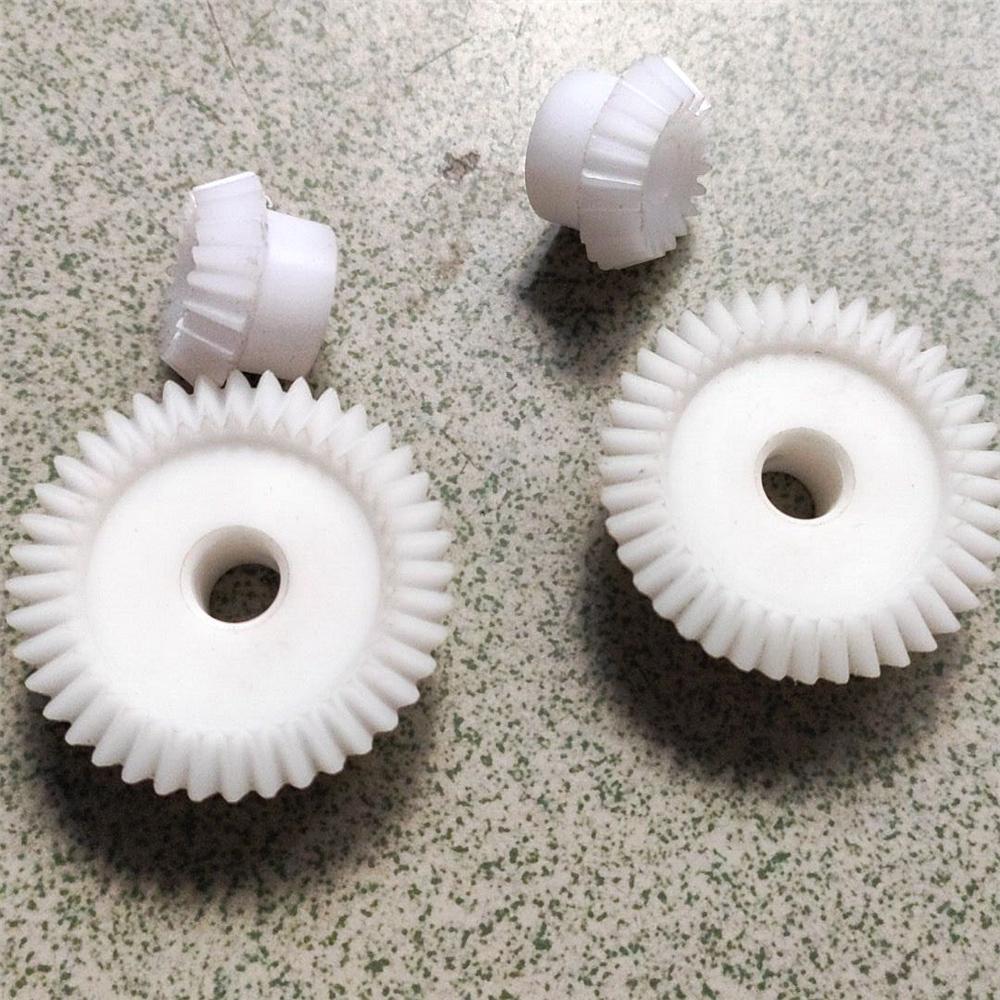 1:2 POM 1M 20T 40T Plastic Nylon Straight Bevel Gear Transmission Small Toy 20 Teeth 6mm 40 Teeth 8mm Parts