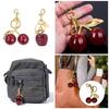 Sparkling Cherry Pendant Fashion Accessory Apple Keyring Stylish Key Pendant Suitable for Adults Friend and Family