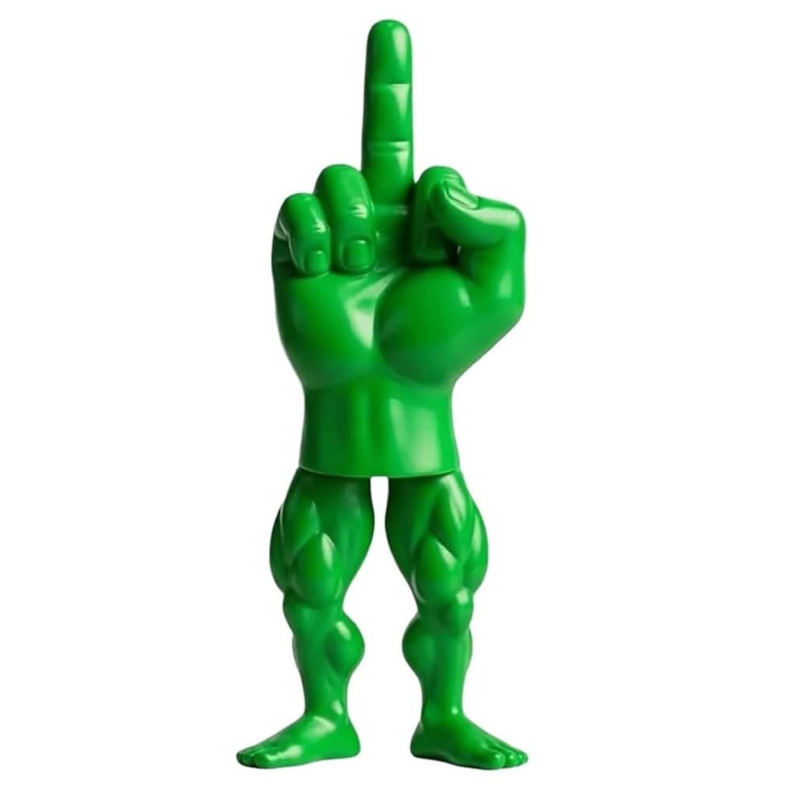 

Sculptural Hand Figurine with Muscular Legs Standing Statue Art Decoration Modern Abstract Design Home Office Display Piece