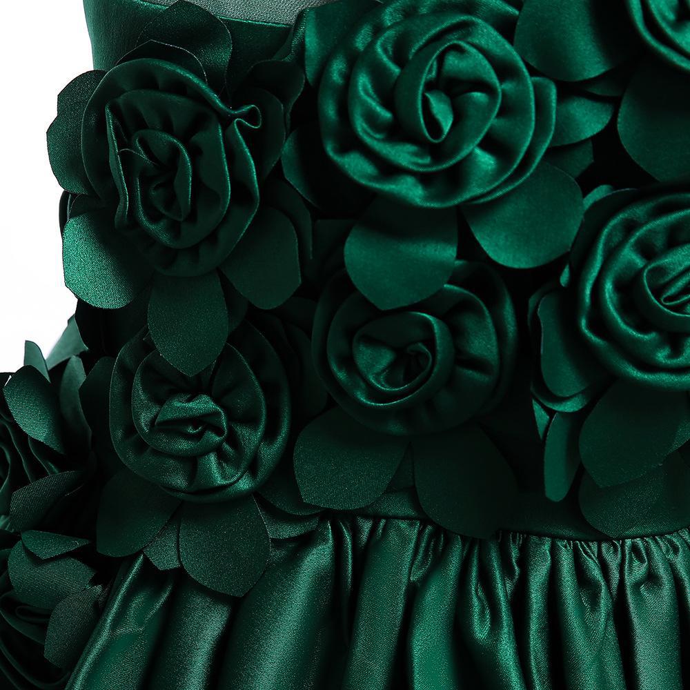 Elegantní dívka Princezna Šaty Dětské Tutu šaty Narozeninová mašle Květina Svatba Ples Oblečení Formální Večerní Vestidos