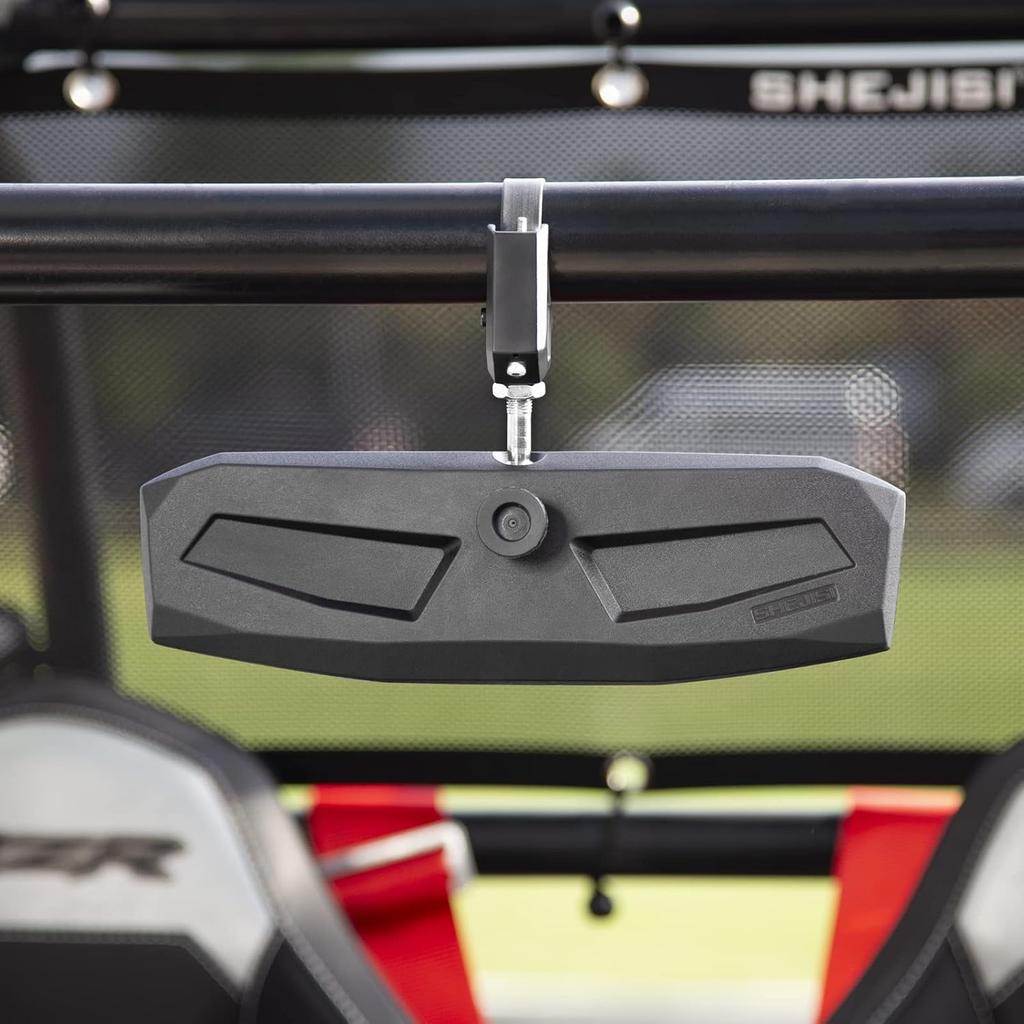 UTV Rearview Mirror For 1.5" To 2.0"Inch Roll Cage, New RZR Mirrors With Simple Adjustment Of Viewing Angle, Compatible With Polaris RZR, Can Am