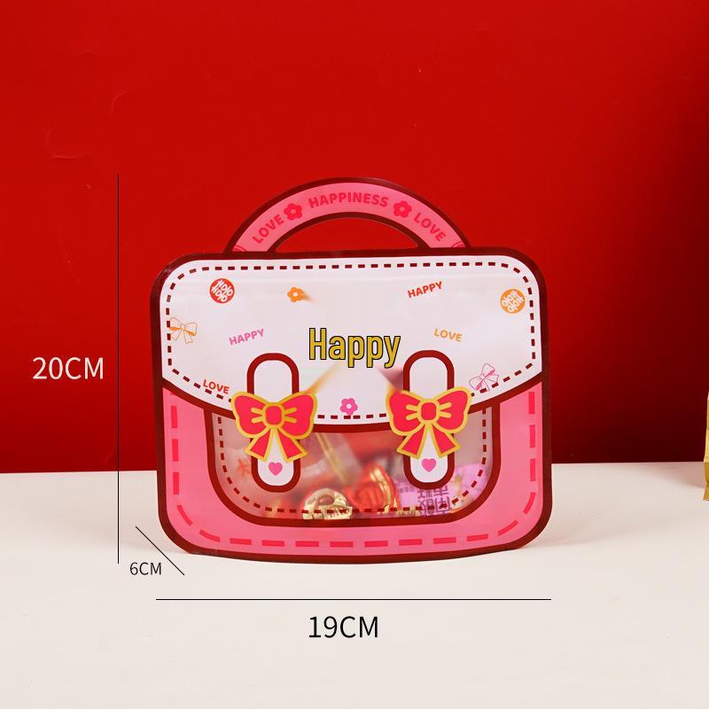 Custom Cartoon Candy & Snack Packaging Bags: Special-Shaped, Self-Sealing, Gift & School Bags