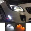 LED Front Bumper Fog DRL Light  Turn Signal Lamp For 12-17 Buick Regal GS Sedan