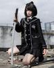 JIURUN Uniform Lolita Gothic Lolita Military Halloween Anime Mori Girl Pleated Skirt and Gothic Plus Cute Skirt Coat Tie Size Costume, Uniform,