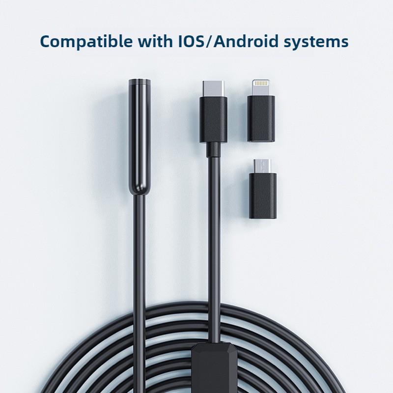 Mobile Phone Directly Connected Camera High-definition Industrial Endoscope Pipeline Maintenance Waterproof Endoscope