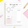 Professional Meal Workout Planner Notepads 60 Sheets Daily Planner Fitness Workout Journal Reading Tracking Notebook