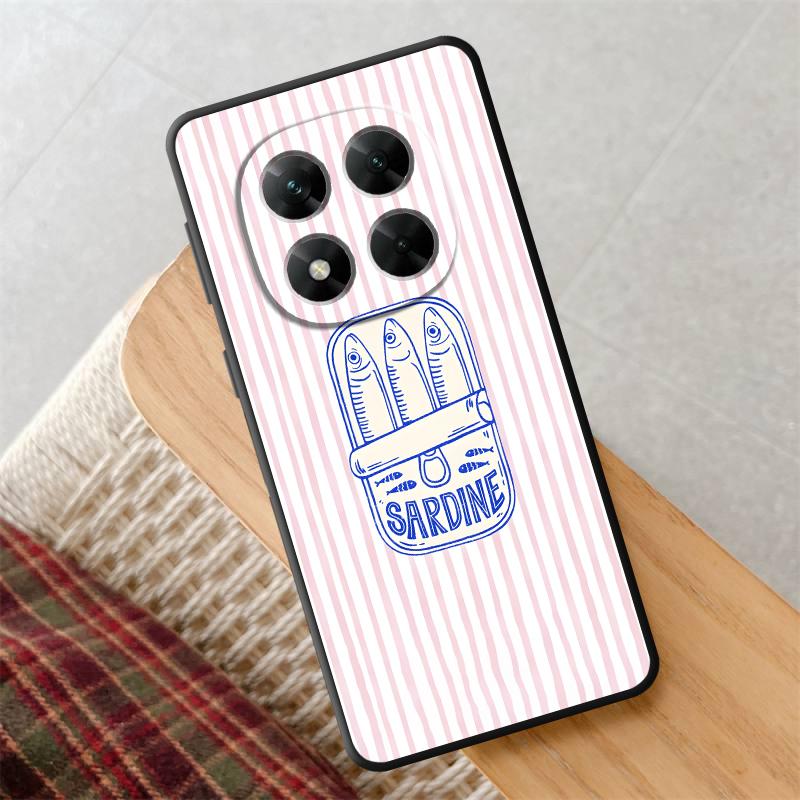 

Case for Xiaomi Redmi Note 12 Pro 11 11s 12s 7 8 13 Pro Plus 9 14 10 10S 9S Funda Phone Cover Cartoon Creative Fish Redmi Note 12 4G