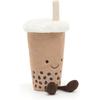 Amuseables Bubble Tea Plüschtier, 19,7x5,7x5,7 cm, Sicher für Neugeborene, 98% Polyester 2% Baumwolle, Entzückendes Weiches Geschenk
