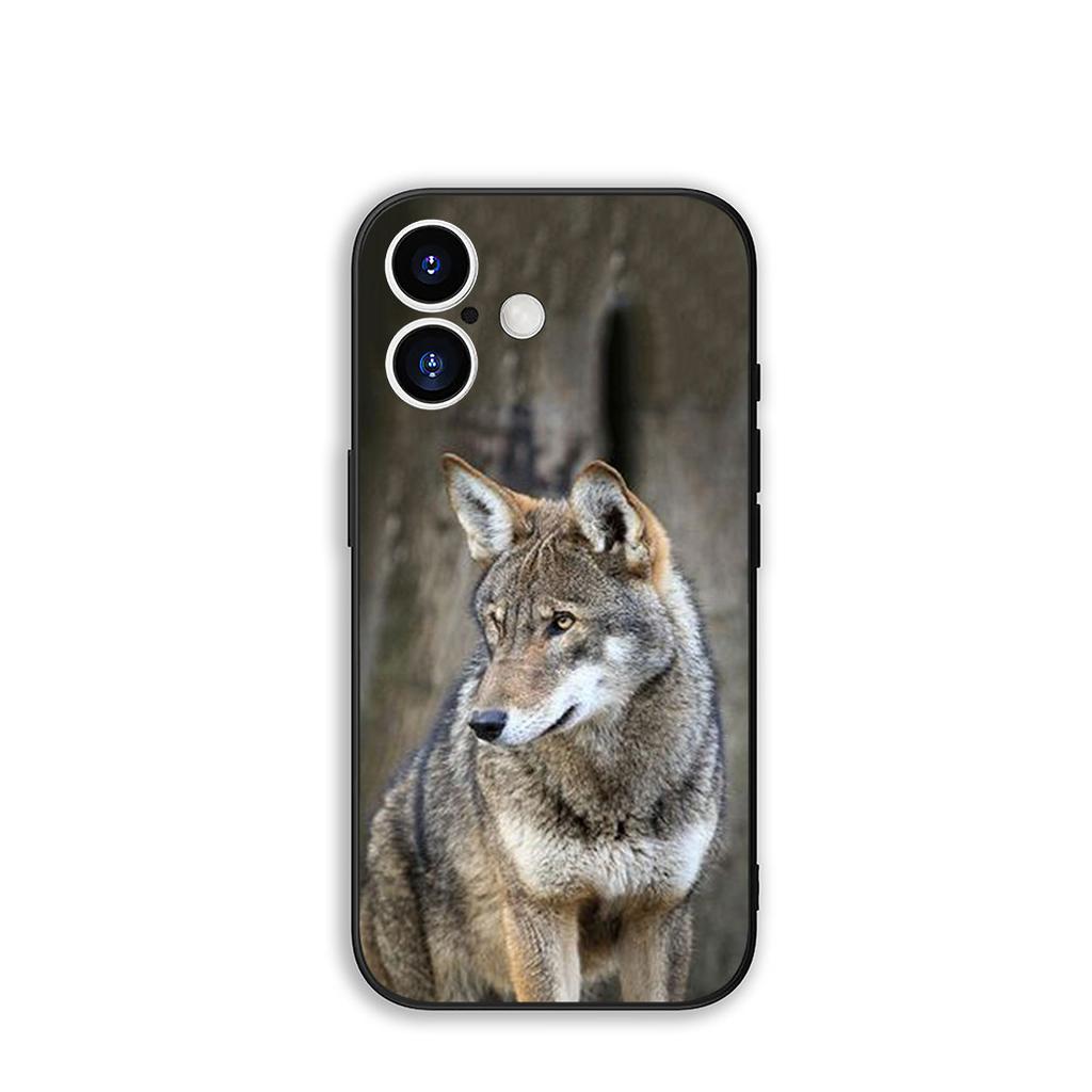 For Apple iPhone 17 16 15 11 Pro XS Max XR 6 7 8 Plus + SE 2020 5 16E Phone Cover Case Stalking Wolf Art