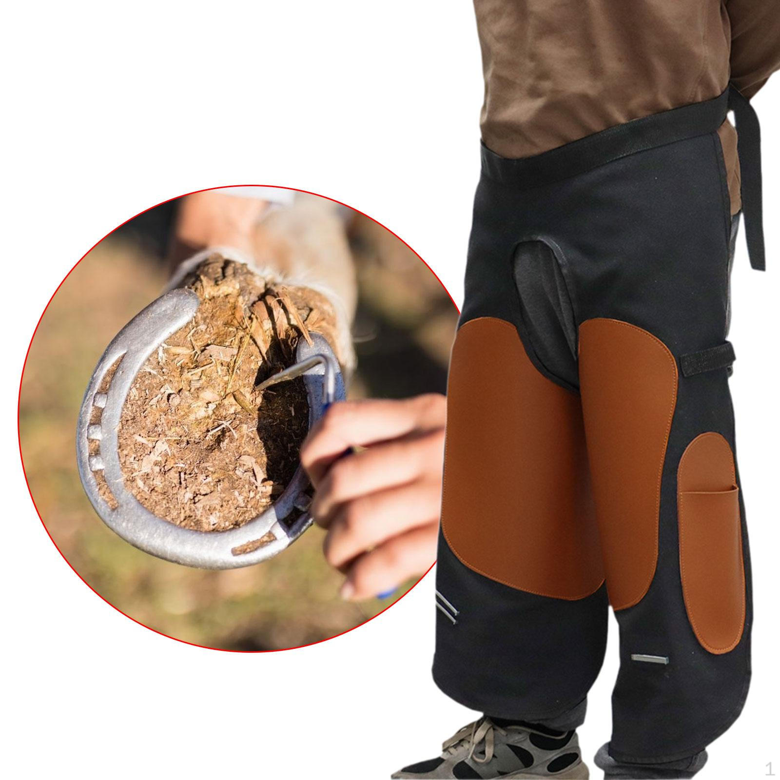 

Farrier Apron Supplies, Heavy Duty Hoof Trimming for Professional Precision, Horse Shoeing