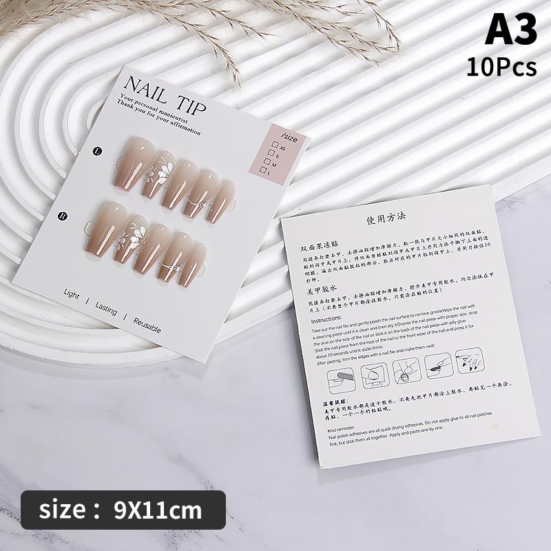 

10 шт. Картонные карточки для демонстрации ногтей, карточки для накладных ногтей ручной работы, реквизит для фотографий, демонстрация образцов для маникюра в салоне A3