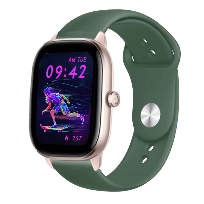 

20 мм 22 мм ремешок для часов Amazfit gts 4/3/2/gtr4 mini/Gtr/2e/Pro 47 мм спортивный силиконовый браслет браслет Amazfit Bip/U/3/Pro ремешок 20mm watch strap