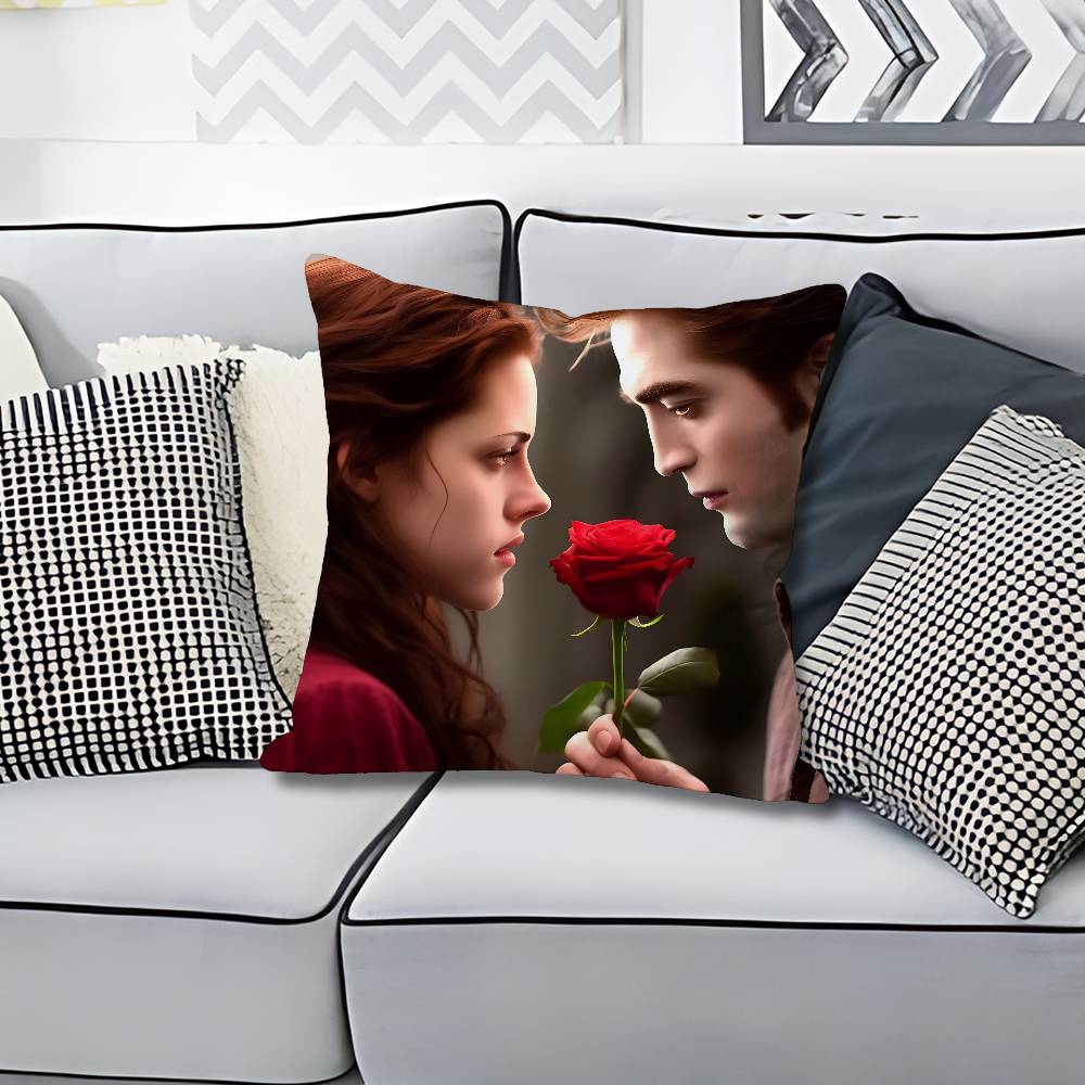 Hot TV The TTwilight Pillow Cases for Bedroom Living Room Sofa Home Decor Polyester Cushion Cover with Zipper
