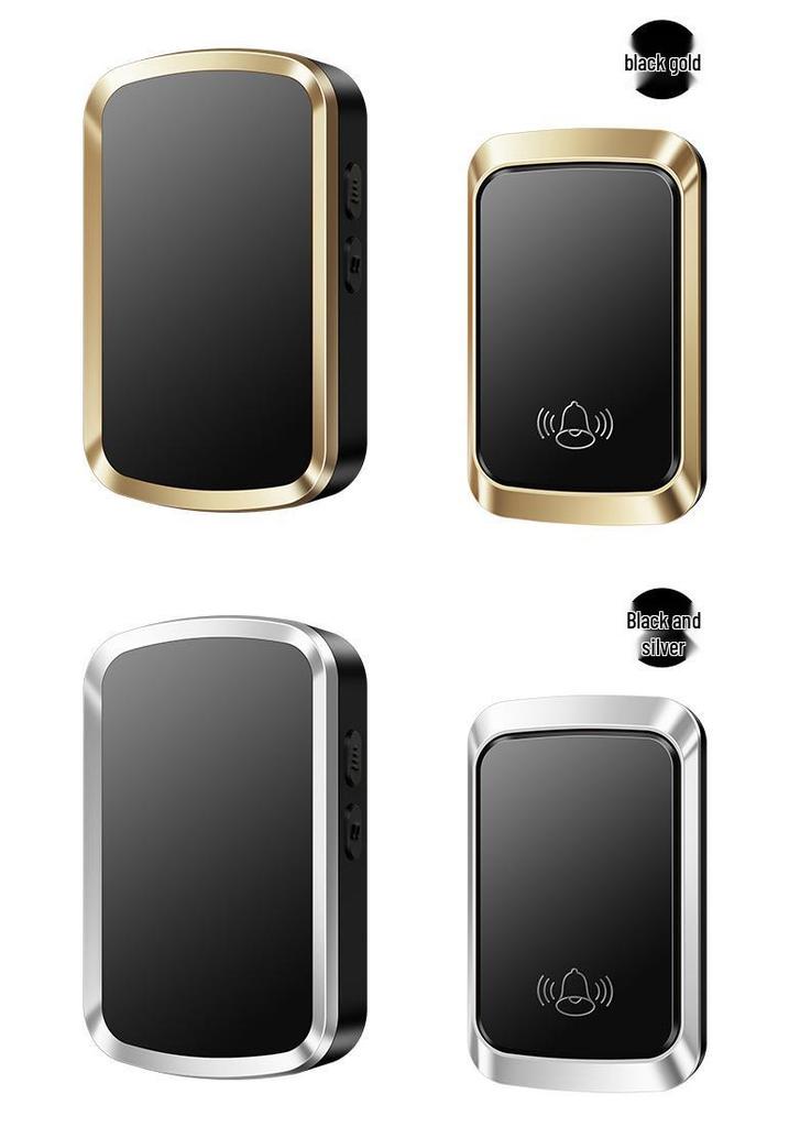 Wireless Self-Powered Long-Distance Doorbell with Waterproof Call Button for Elderly