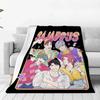 K Pop Demon Hunters Huntrix Saja Boys Blanket Super Warm Comfortable Throw Blanket  For Girls Boys Living Room Flannel Bedspread