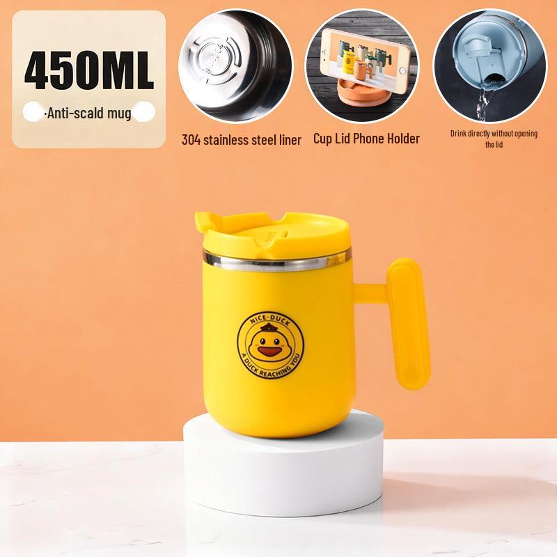 Cross-border Convenient Stainless Steel Thermos Mug - Double-layer 304 Office Cup