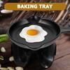 Ceramic Baking Tray Round Nonstick Oven Safe Plate for Roasting Baking Bread Cake Family Kitchen Use Egg Pan Skillet