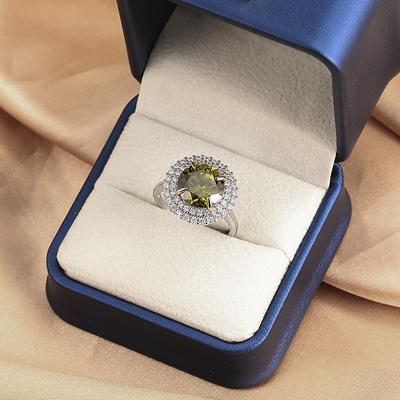Gioiello Anello di Regolazione Apertura Tesoro Color Zircone