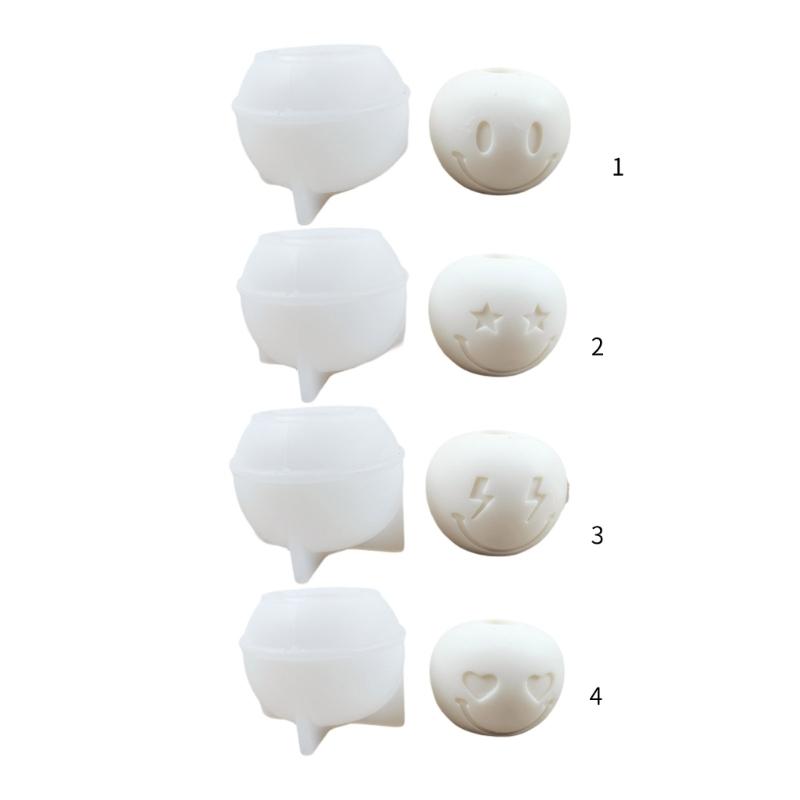 Wyraz twarzy Świecznik Forma silikonowa Formy na świeczniki DIY Ozdoba stołu Materiały do robienia gipsu do DIY Cement