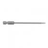 Alloy Steel Screwdriver Bits Silver 4pcs 1 4 Hex Shank Magnetic Head