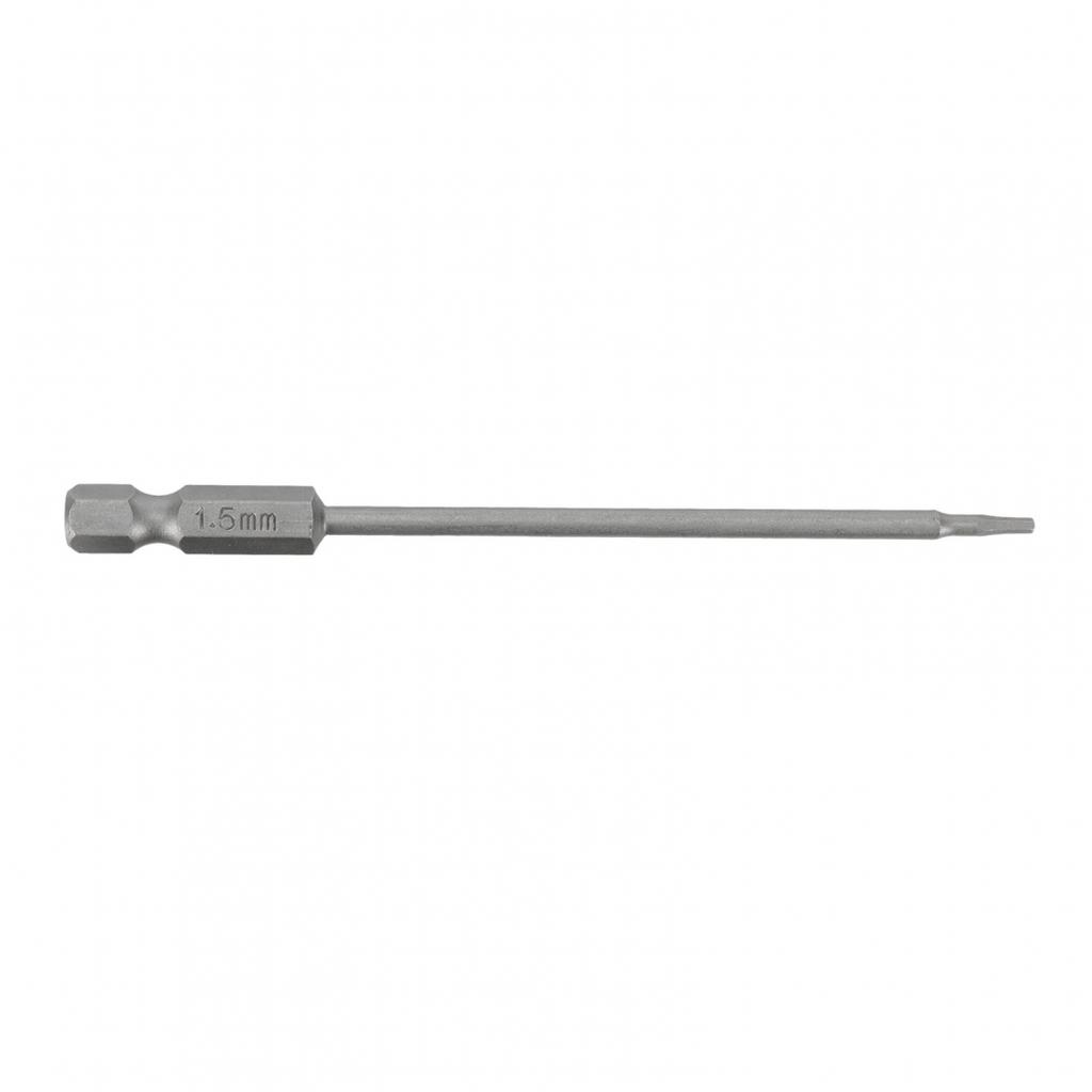 Alloy Steel Screwdriver Bits Silver 4pcs 1 4 Hex Shank Magnetic Head