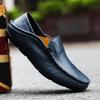 Men's Genuine Leather Casual Loafers Wedding Dress Shoes Large Size Suede Moccasins