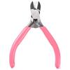 Pink DIY Multifunctional Jewelry Pliers Set: 5" Needle-Nose, Round-Nose, and Angled Pliers. Ideal for crafting and detailed work.