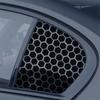 75x50 см Матовый Черный Автомобильные Наклейки Полый Шестиугольник Дизайн Соты для Декора Бокового Окна Автомобиля Аксессуар