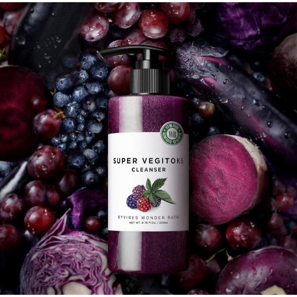 WONDER BATH Super Vegitoks Cleanser [fialový] 300 ml