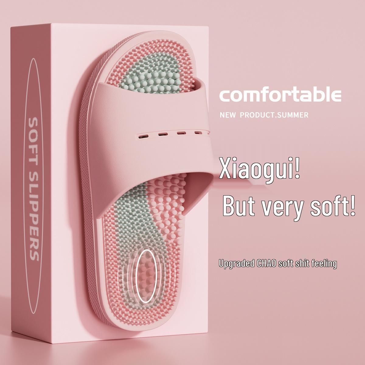 

Men s Non-Slip Acupoint Massage Slippers for Indoor and Bath Use, 2025 Edition 36-37 рожевий
