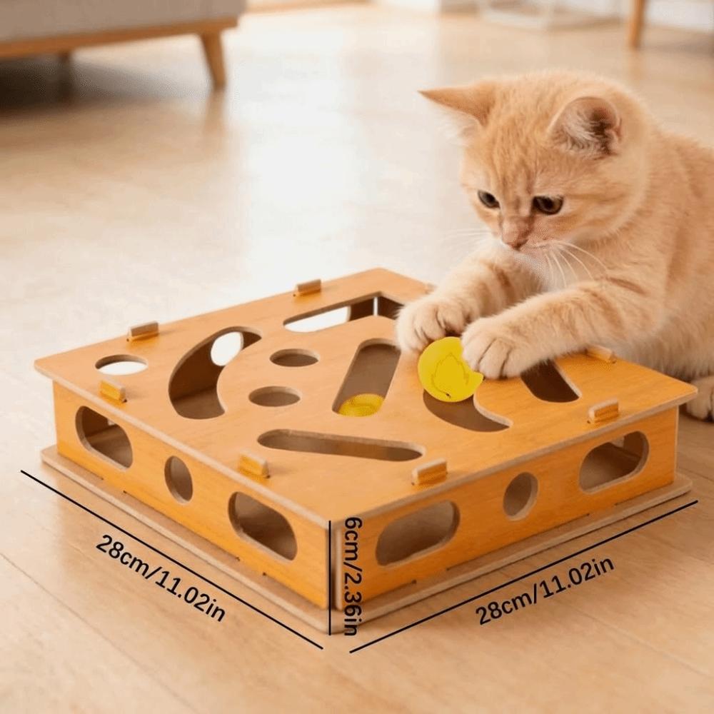 Powierzchnia papieru ściernego Pilnik do pazurów kota Pudełko wzbogacające Dzwonek bezstresowy Piłka Interaktywny labirynt Drapiak Trwały Pielęgnacja pazurów Scratch Puzzle