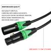 XLR Microphone Cable 3-Pin Male to Female 50cm 1m 2m 3m 5m 10m Balanced Audio Cable for Mic Speaker Amplifier PA System