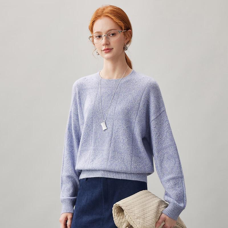 Komonboka Damen Winter Verdickter 100% Kaschmir Pullover