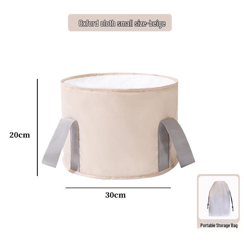 Portable Insulated Foldable Foot Bath Bucket - Travel-Friendly and Deep for Household Use