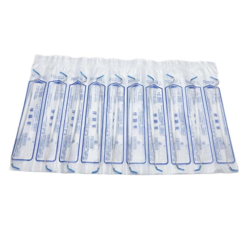 100 Stück Dental Einwegsonde Explorer Double Ends Explorer Kunststoffgriff sterilisiert