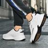 Casual Sneakers Men Anti-slip Breathable Outdoor Sports Shoes Men Lace-up Soft Thick-soled Mesh Durable Running Shoes Men