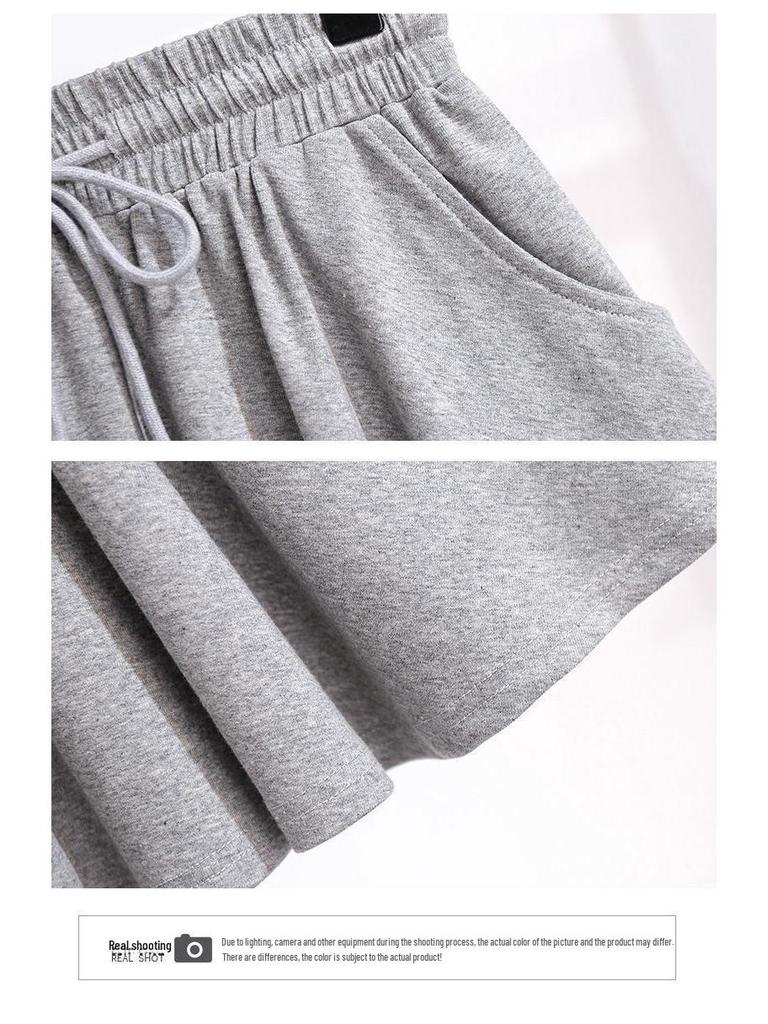 Women's Korean-Style Two-Piece: Short Sleeve Top & Short Skirt - Slim, Sweet, Loose Fit Summer Outfit