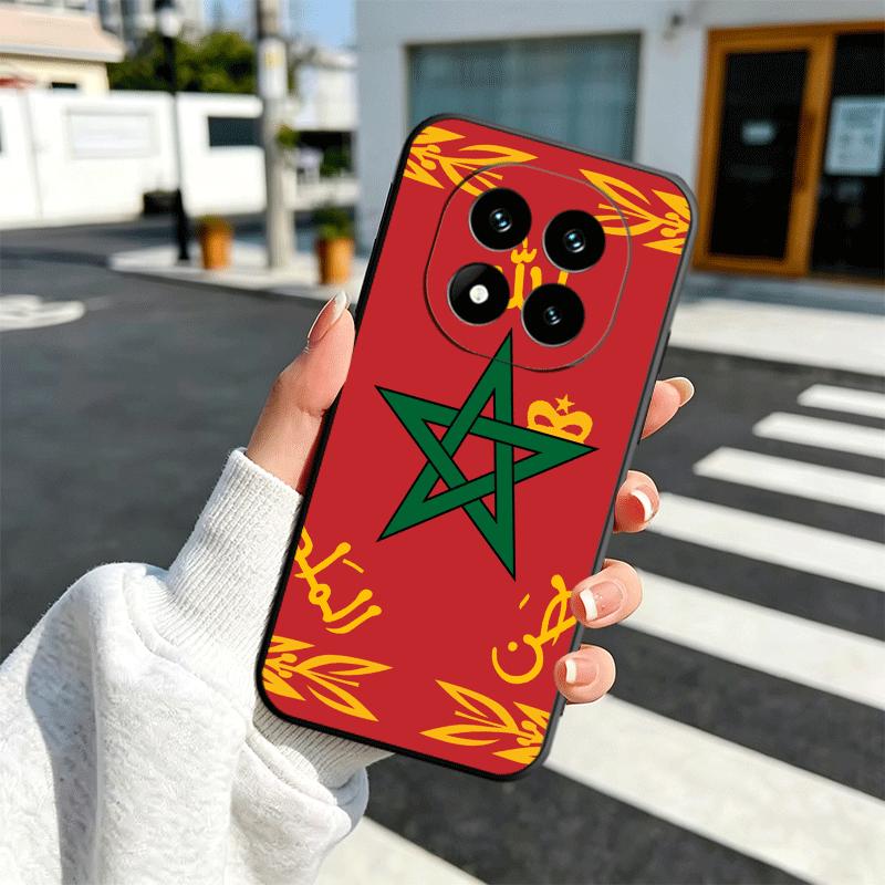 Morocco Flag Soft Phone Case for Xiaomi Redmi Note 12 13 14 15 Pro Plus 11 12S 11S 11T 10 4G Black Cover Back Shell