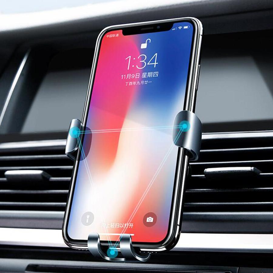 New Mobile Phone Gravity Bracket 360-degree Air Vent Mount Stand Phone Holder
