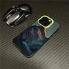 Selection of Niche High-end Gilt Snow Mountain iPhone13 Mobile Phone Case Apple 17Pro Men's Colored Silver IMD
